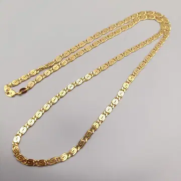 미사용 보관품 골드톤 목걸이 ~이어지는 빛의 선율~리에르