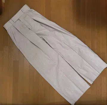 NOBLE 린넨 혼방 와이드 팬츠 34