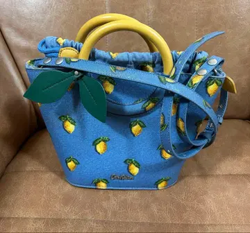 캐스키드슨 CathKidston 레몬 패턴 2way 숄더백