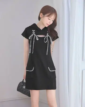 미셸 마카롱 미니 원피스