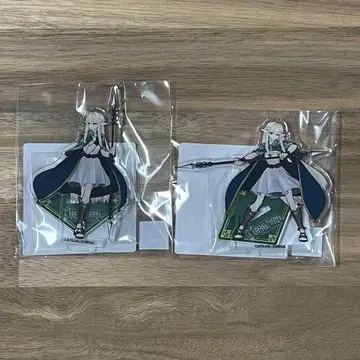 새상품 유니콘 오버로드 양면 프린트 아크릴 스탠드 엘트린데 2종