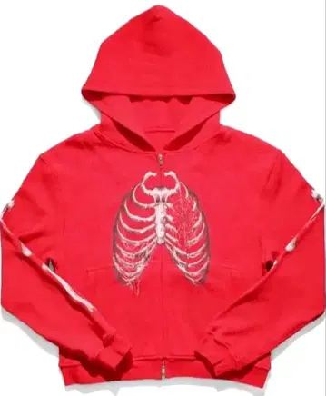 NOREMID BONE THERMAL ZIP-UP RED M 사이즈