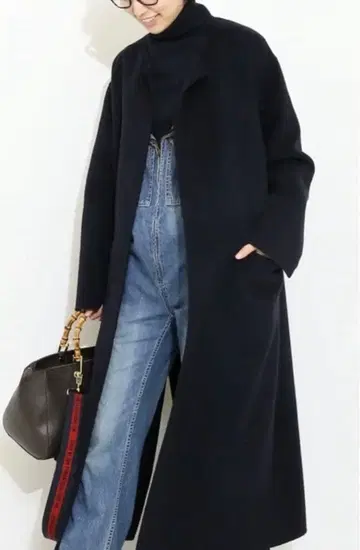 빅토리안 리버 노카라 코트 38