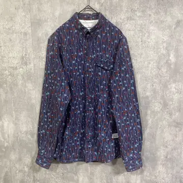 NORSE PROJECTS 노스 프로젝트 올 패턴 긴팔 셔츠 남성용 M