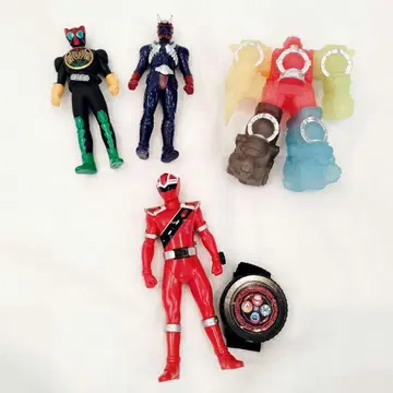 슈퍼전대 히어로 피규어 세트 히비키 큐렌오 키라메이레드 오즈