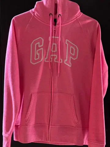 GAP 후드티 (속기모 지퍼 포함) 초미려품 핑크