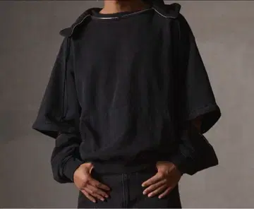 GRANCY 그랑시 헤비웨이트 지퍼 디자인 후디 블랙 L 사이즈