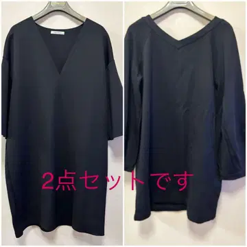 알뜰 ZARA 블랙 튜닉 2세트