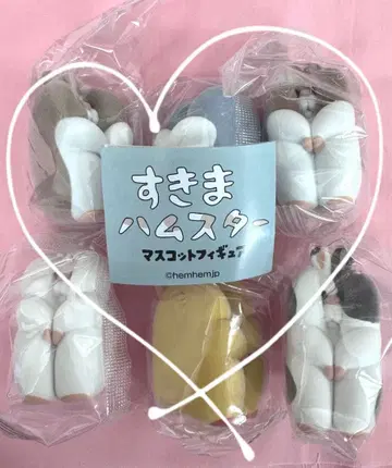 틈새 햄스터 마스코트 피규어 전 6종 컴프 세트