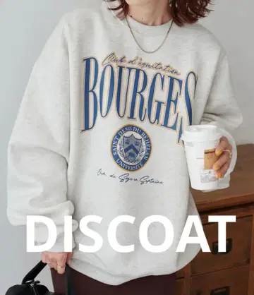 디스코트 빅 칼리지 로고 맨투맨