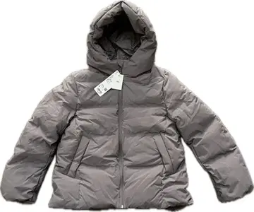 미사용 UNIQLO 심리스 다운 후드티 그레이 유니클로 S