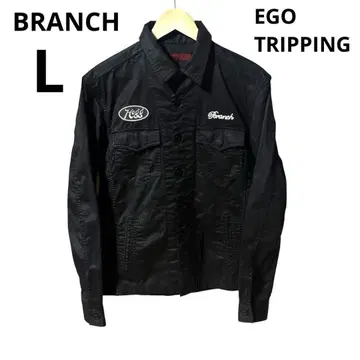 EGO TRIPPING BRANCH 에고 트리핑 셔츠 자수 L