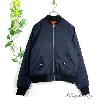 해쉬아쉬 MA-1 블루종 자켓 (M) 네이비 작업 워크