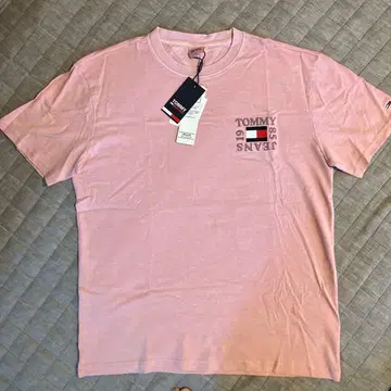 TOMMY JEANS 핑크 T셔츠 L 사이즈