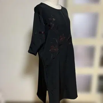 기모노 리메이크 블랙 겉옷 또는 롱 원피스