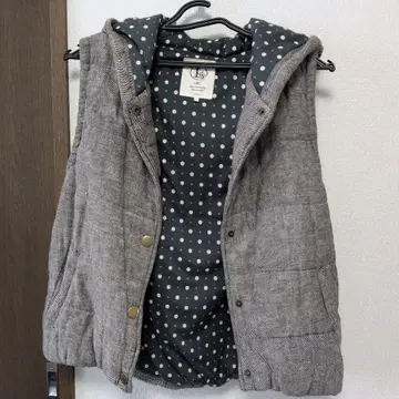 LBC 후드 부착 퀼팅 베스트 L