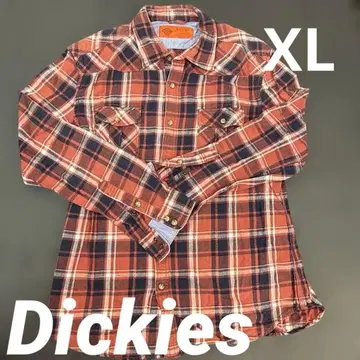 Dickies 플란넬 셔츠 X-Large 체크 셔츠