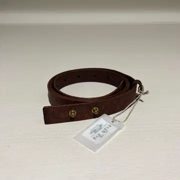 evam eva 가죽 벨트 20mm 브라운