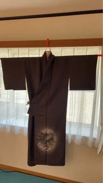 순수 실크 호몬기 작가 기모노