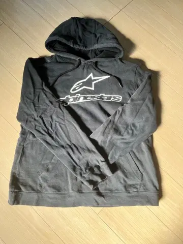 Alpinestars 후드 부착 후드티 M 사이즈 그레이