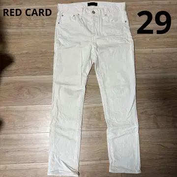 RED CARD 레드카드 화이트 데님 29
