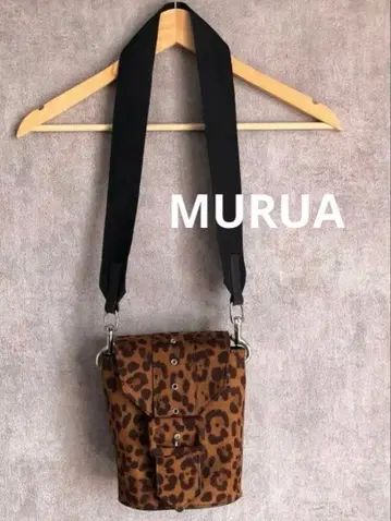 MURUA (무루아) 레오파드 Belt 숄더 BAG 믹스