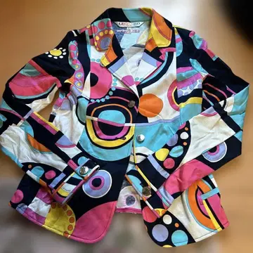 LEONARD 컬러풀 테일러드 자켓 36