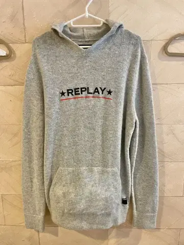 REPLAY 리플레이 남성용 니트 후드티