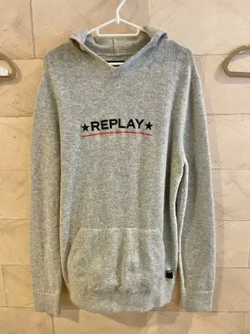 REPLAY 리플레이 남성용 니트 후드티