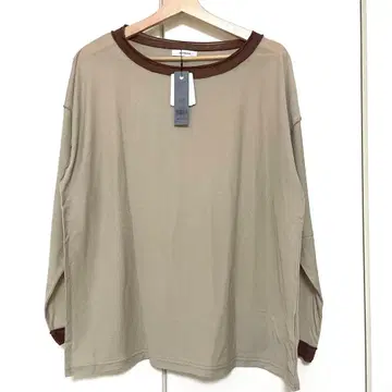 JEANASIS (지나시스) 시어텐지쿠링거 롱T 베이지