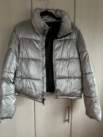 GAP 실버 다운 자켓 S