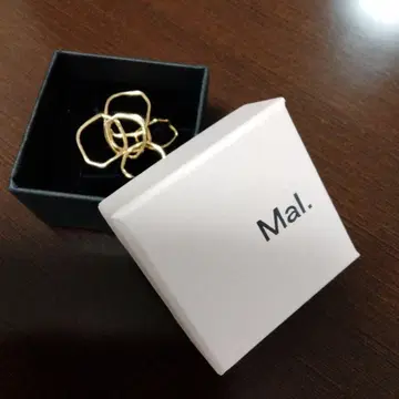 Mal. 골드 후프 귀걸이 약 5cm