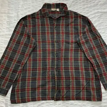 엘엘빈 L.L.Bean 오픈 카라 파자마 셔츠 플란넬