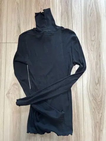 Ballsey 블랙 하이넥 상의 S 이너