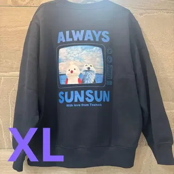 GU 헤비 웨이트 맨투맨 풀오버 퍼펫 순순