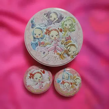 오쟈마녀 도레미 라운드 캔 케이스 세트