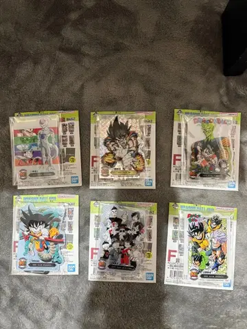 드래곤볼 아크릴 스탠드 6개 세트