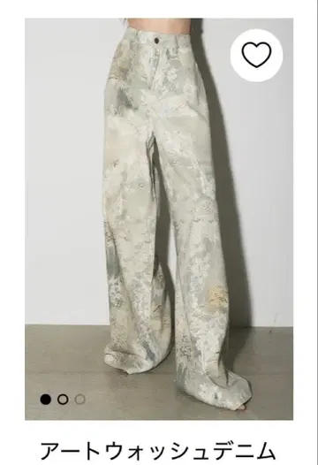 ANDREA & Co. 아트 워시 데님 팬츠