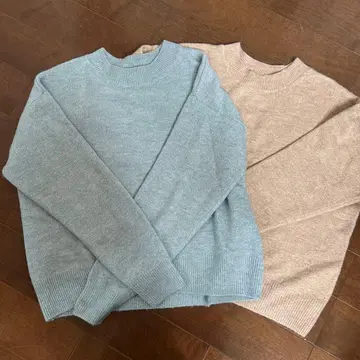 H&M 긴팔 라메 니트