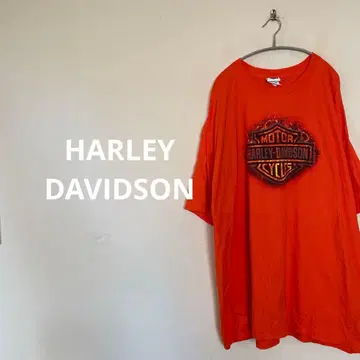 HARLEY DAVIDSON 티셔츠 오렌지