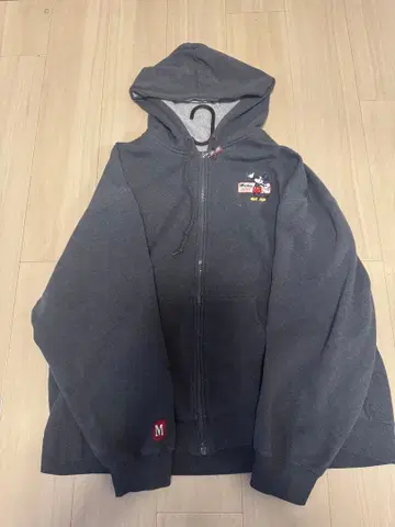 레어 구제 의류 Disney 미키 지퍼 후드티