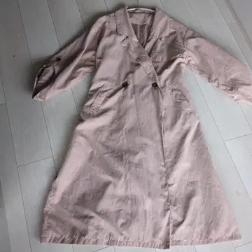 빅 실루엣 와이드 슬리브 롱 오버사이즈 트렌치 스프링 코트