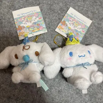 산리오 시나몬 밀크 애프터 파티 봉제 인형 키링 세트