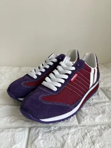 컨디션 최상 PATRIK 퍼플/버건디 스니커즈 38