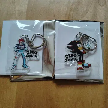 2BRO. x SONIC 아크릴 키링 오토코노코 쉐도우 2개 세트