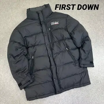 FIRST DOWN 퍼스트다운 M 블랙 USA 다운 자켓