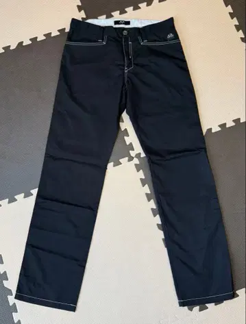 오클리 골프 팬츠 블랙&화이트 34 L 사이즈 얇은 소재 바로 발송