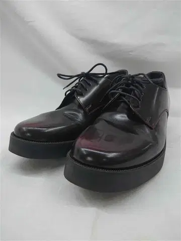 하루타 플레인토 레더 슈즈 블랙 계열 24.5cm 일본제