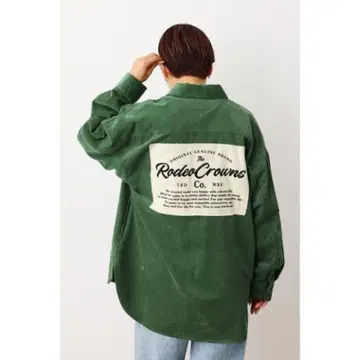 [ LOGO 패치 코듀로이 셔츠 ] rodeocrowns 로데오 크라운
