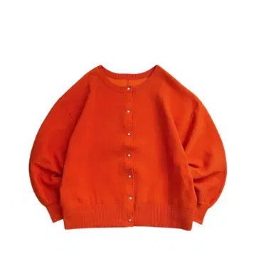 [ 새상품급 ] Vintage 00s 코튼 니트 노카라 가디건